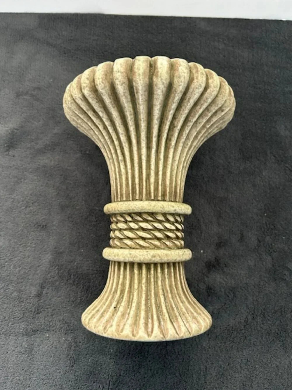 Vintage Resin Pillar French Country Candle Holder